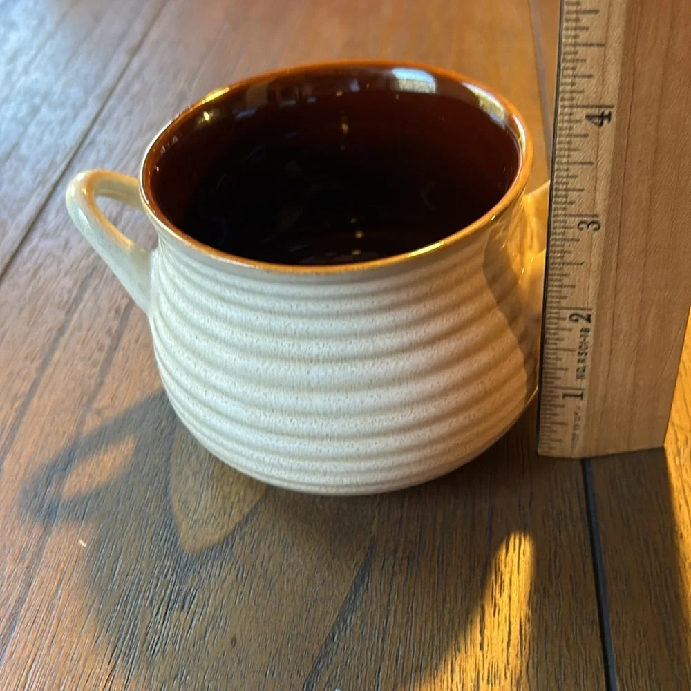 CRATE & BARREL Brunswick Set of 2 Stoneware Soup Chili Bowl Mini Crocks